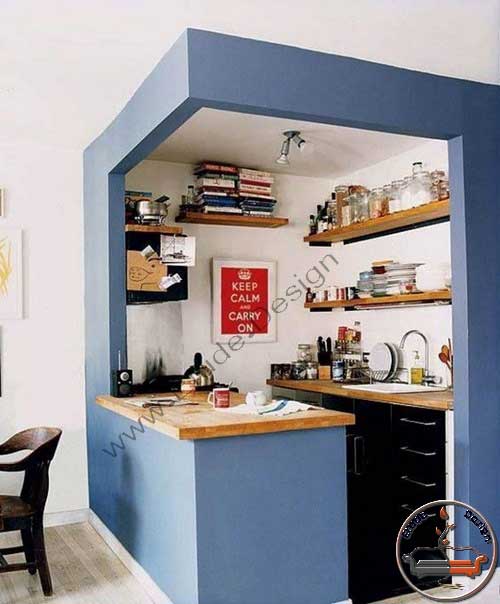مدل آشپزخانه کوچک مدرن